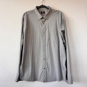UNTUCKit Gray Plaid‎ Button Down Shirt Regular Fit Stretch XXX-Large